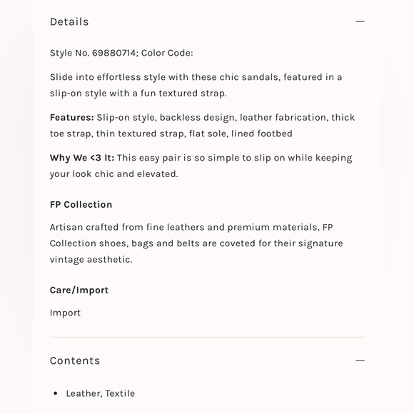 Free People Leather Saturday Slide Sandals in snakeskin. NWT. - Picture 9 of 9